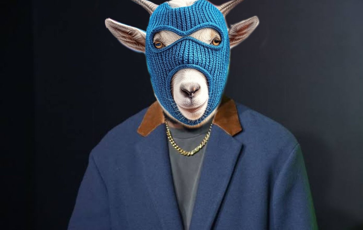 When the GOAT gives you wisdom and a headache. 🐐💭 'You have to stay stubborn with vision' - Kanye. Buy the GOAT, wear the mask, trust the vibes. #GOATLife 
#base #skimask #skigoat