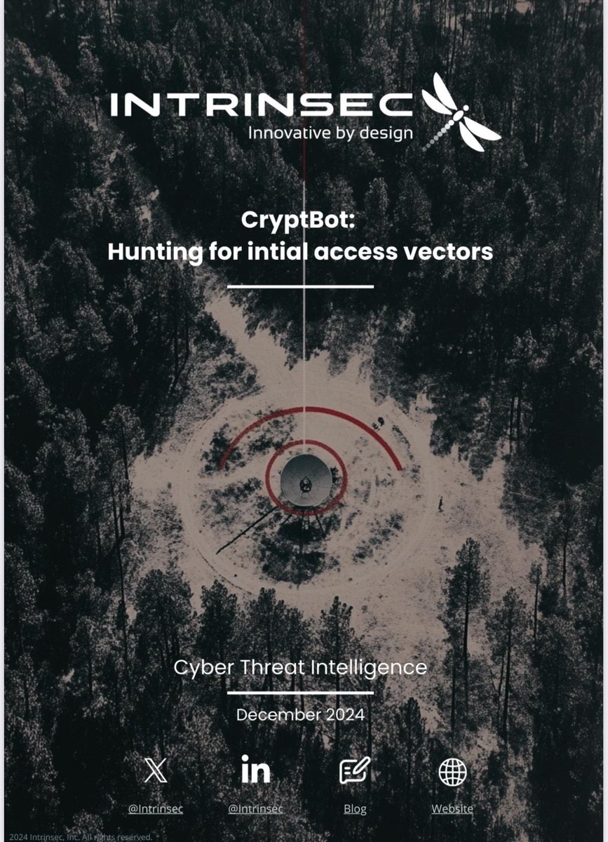 club31337's tweet image. #CryptBot: Hunting for #initial #access vector

intrinsec.com/cryptbot-hunti…

Report: intrinsec.com/wp-content/upl…
