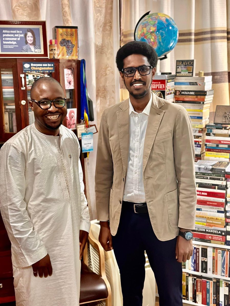 Congratulations to brother <a href="/MoDugoow/">Mohamed Dugoow</a> from Ayina Think Tank Rwanda 🇷🇼. We need more dynamic young people in our government services across the continent of Africa and the rest of the world 🌍. Wishing you all the best in fulfilling effectively your calling !