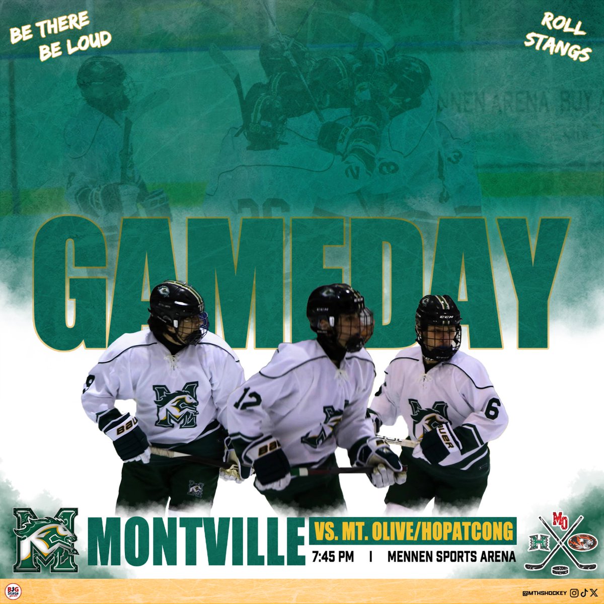 IT’S GAME DAY‼️

Be there to support the Mustangs as open up the new year, tonight @ 7:45 PM against Mount Olive/Hopatcong/Hackettstown at Mennen Sports Arena‼️🏒🐎🥅

#rollstangs