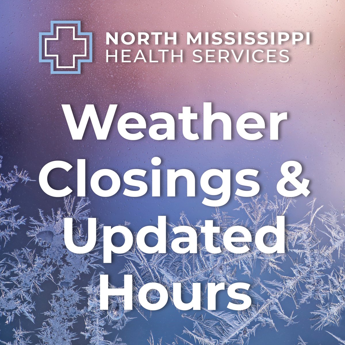 Winter weather is forecasted for the next few days, which might affect some of our location's hours. This link will be updated as decisions are made about closing or delays. Please check back often for updates. 

bit.ly/4gN8upi
