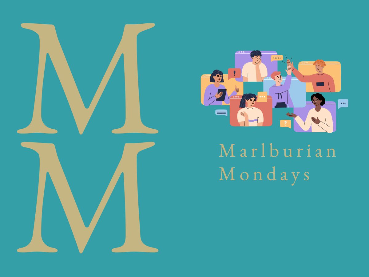 🗓️ UPCOMING MARLBURIAN MONDAY🗓️ 

Join us at 7pm on Monday, 20th January, at this cross-sector Marlburian Monday to hear from experts in the field and see various examples of how AI is used today to increase personal productivity and transform the creative sector.