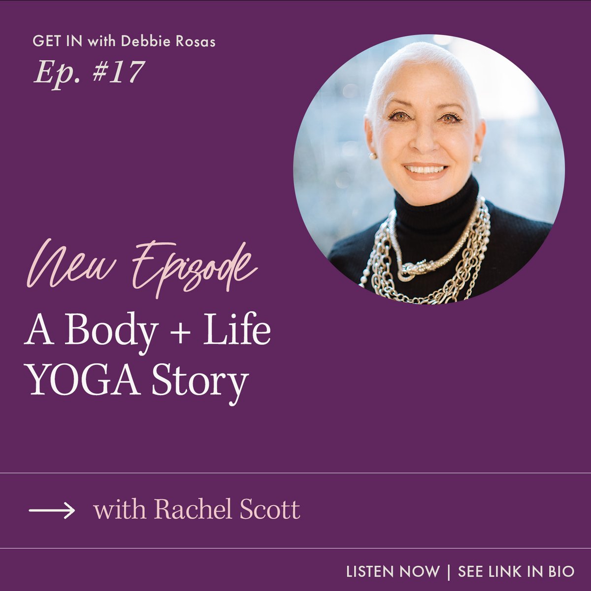 RachelScottYoga's tweet image. Hi all, I am delighted and honored to have chatted with Debbie Rosas, the founder of Nia. 
"Together, we’ll explore the rich interplay of Yoga, Yin, Taoism, Philosophy, Truth Anatomy, and Personal Growth Wisdom." 

 #somaticpractice #yoga #podcast #embodiment