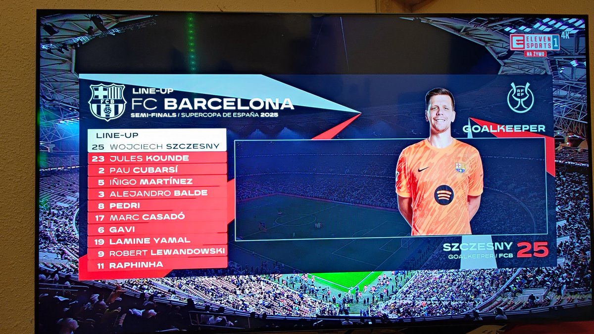 Konrado87's tweet image. Szczęsny i Robercik razem w Barcelonie w 4K na @ELEVENSPORTSPL 😊

#ATHFCB