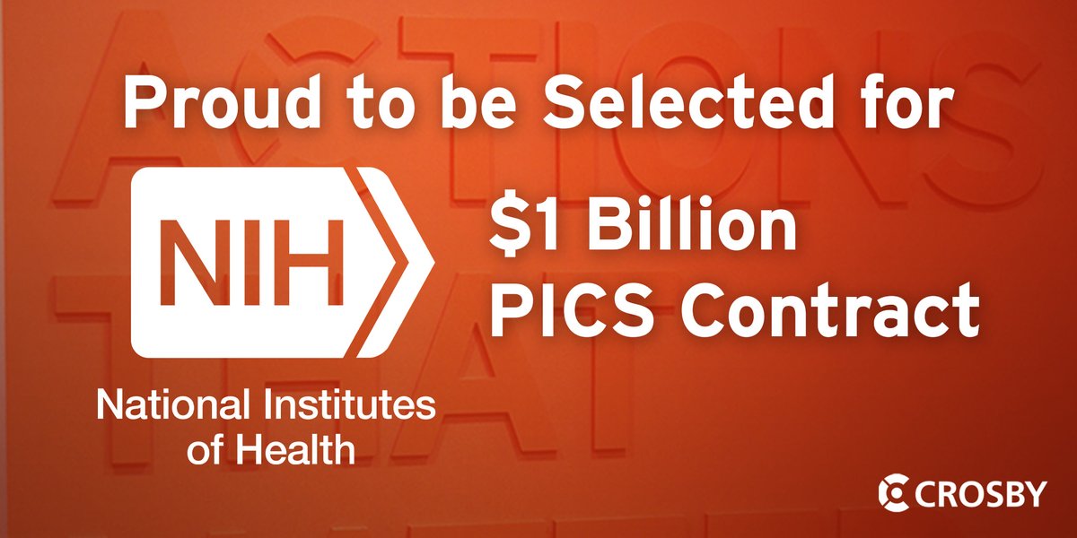 We’re honored to be selected for NIH’s Public Information and Communication Services (PICS III) contract to promote programs that improve our nation’s health: crosbymarketing.com/about-us/news-….