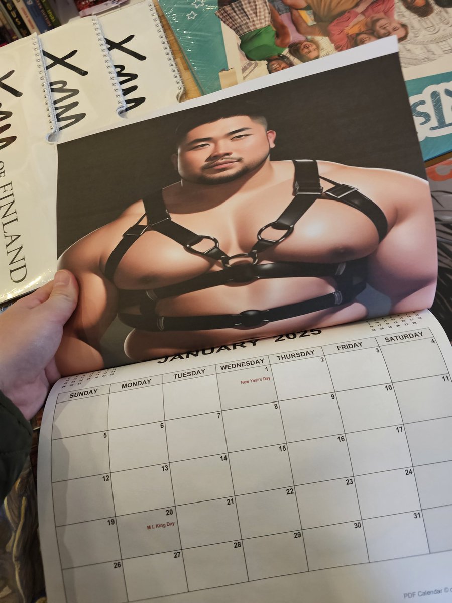 'Queer bookstore' in Seattle selling AI generated Asian leather bear calendar.