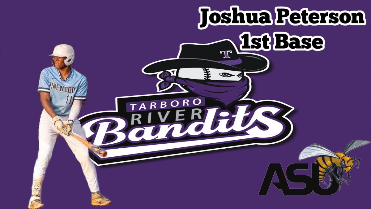 It's another year of getting to know your River Bandits. Help us welcome these guys that will be on the 2025 roster and spending their summer in Tarboro! 

Player: Joshua Peterson 1st Base
School: Alabama St University 
Hometown: Summerville SC
Height: 6'3
Weight: 210