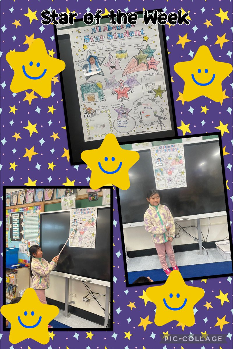 deborahLar66133's tweet photo. We were so happy to celebrate our newest Star of the Week. Our star ⭐️ enjoys going to music, science lab, and physical education. She loves her family and her friends. She is really good at playing the piano and would like to be a veterinarian when she grows up. @A_RiveraNY https://t.co/PjBZ2ChW7x