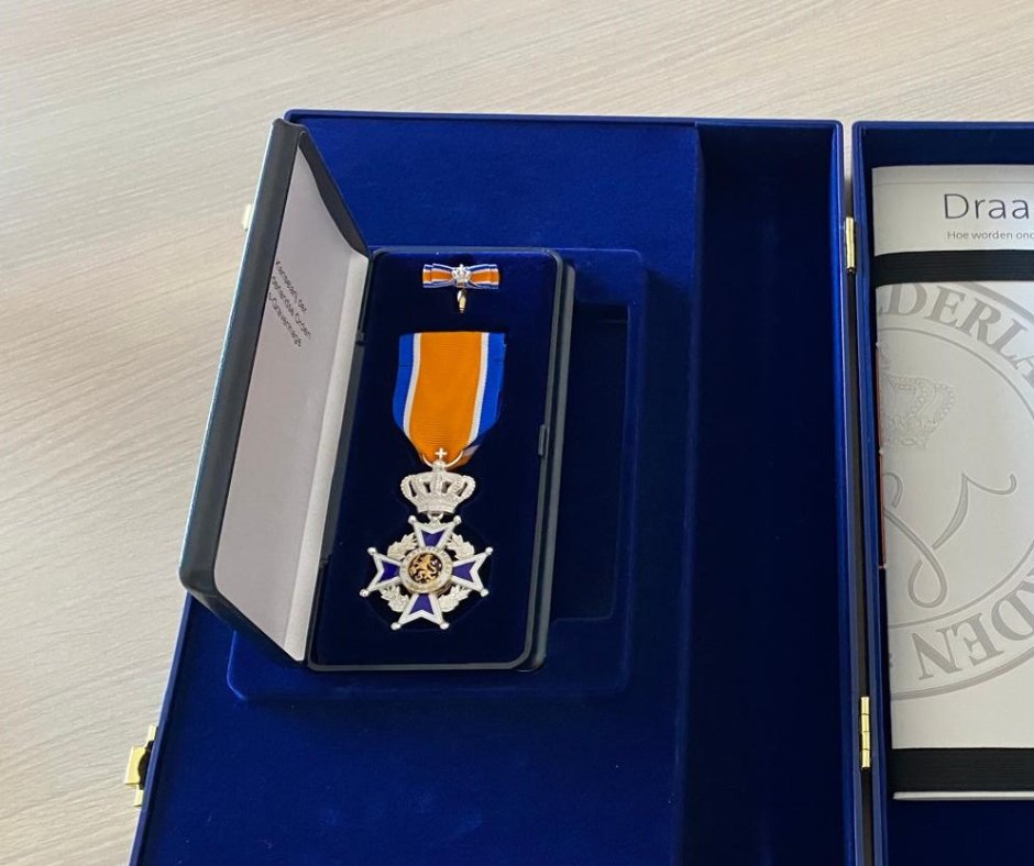 Dhr. Kobes uit Leusden benoemd tot Ridder in de Orde van Oranje-Nassau: bit.ly/40flQnw
