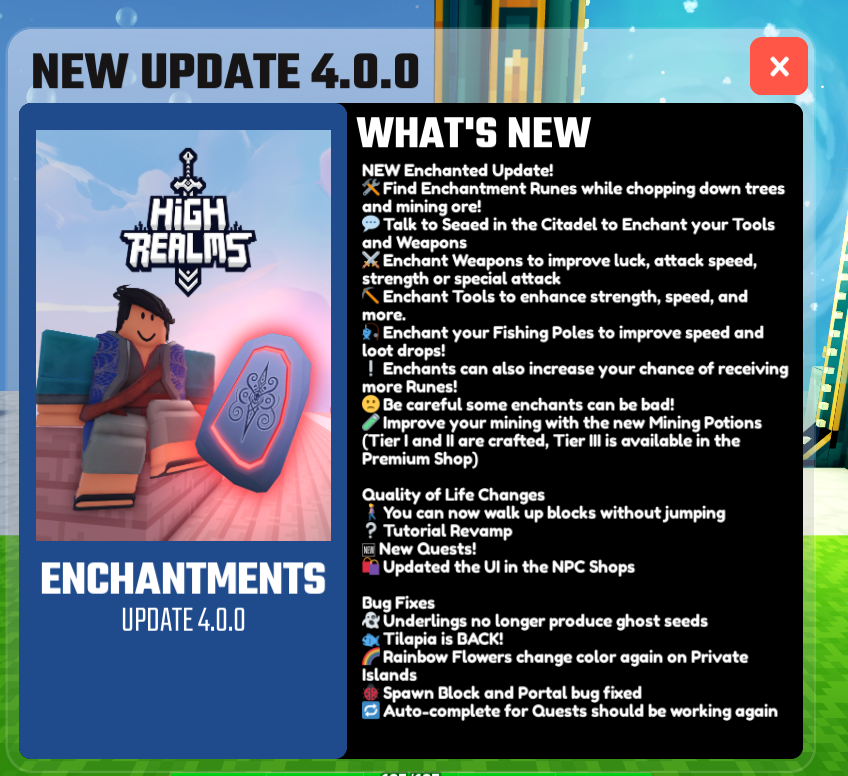Enchanted update is here!