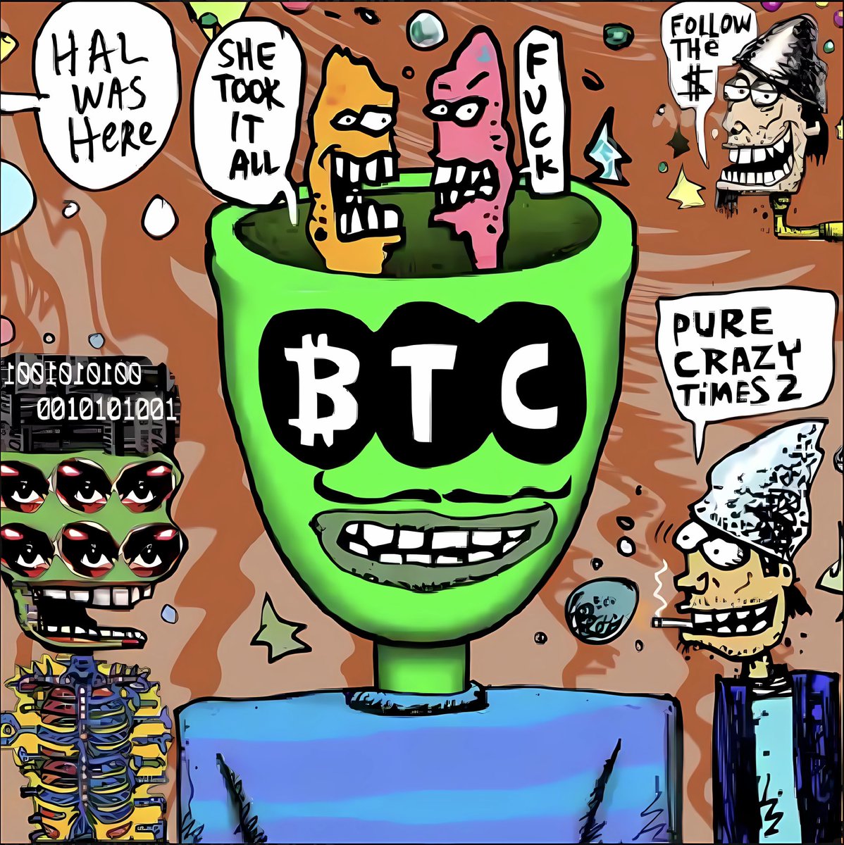 thebigglendilla's tweet image. Stoked abut my @AlienOrdinals I minted today! Which one should I make my PFP?