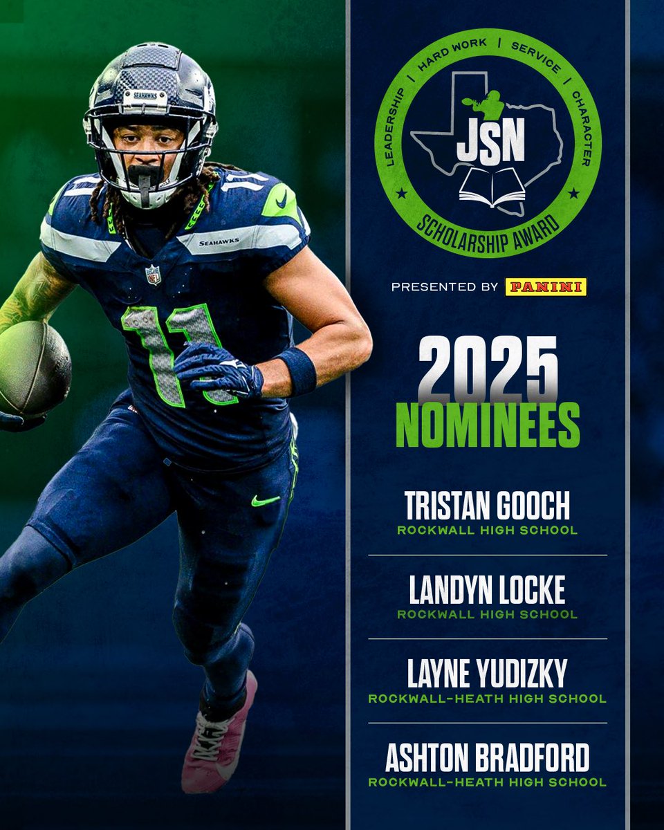 Thankful to be nominated for the JSN Scholarship Award! <a href="/jaxon_smith1/">JSN</a> <a href="/CoachBrooks22/">Trey Brooks</a>