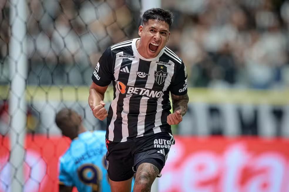 CentralDoCAM's tweet photo. ⚠️ O meia Matías Zaracho é o novo reforço do Racing.

🗞️ @CLMerlo 
📸 Pedro Souza/Atlético-MG https://t.co/MNIM6Xg2iK