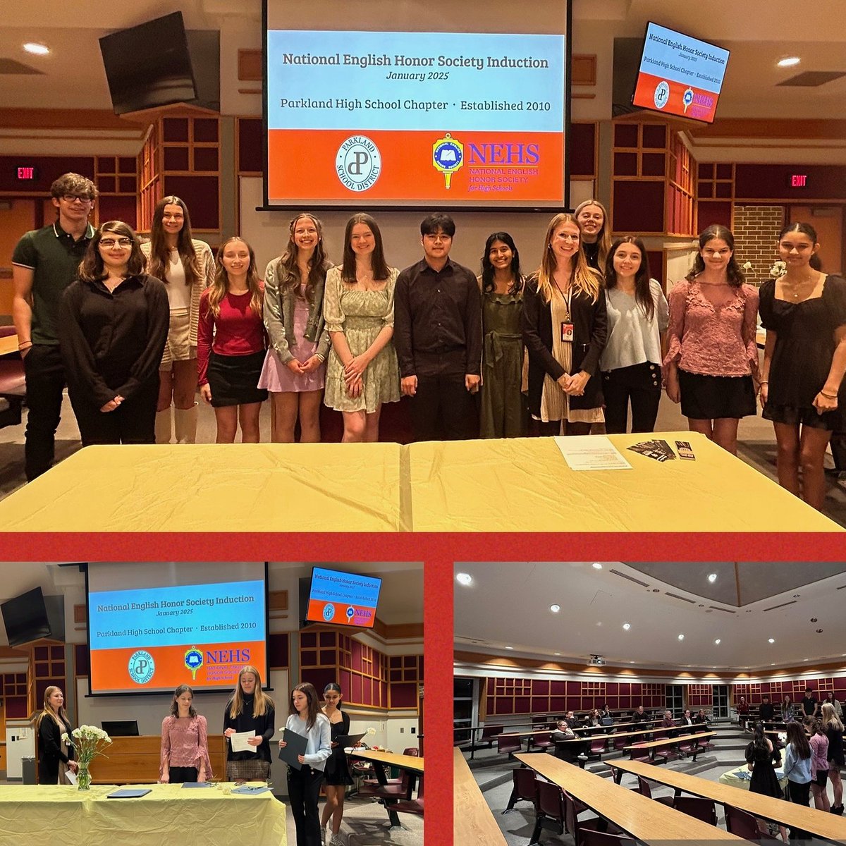 Congratulations to our National English Honor Society inductees!