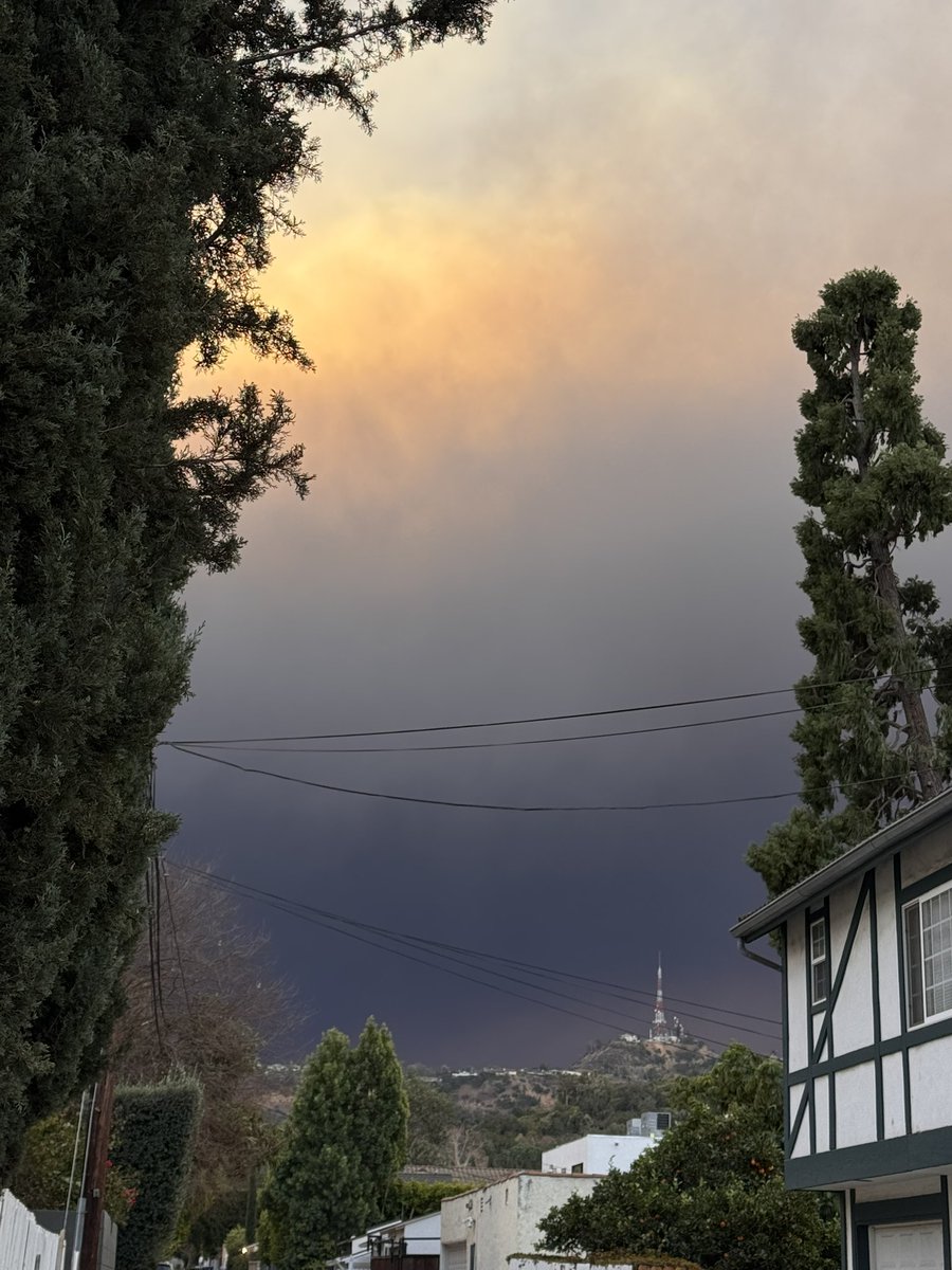 The sky near my house this morning, quite scary