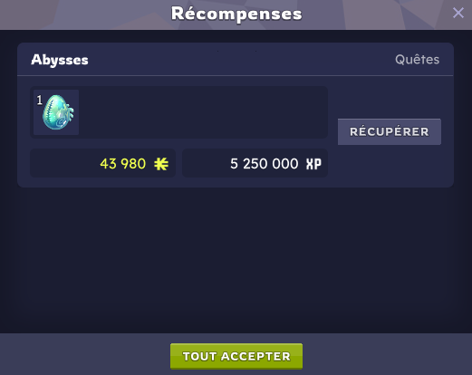 Au tour du dofus Abyssal