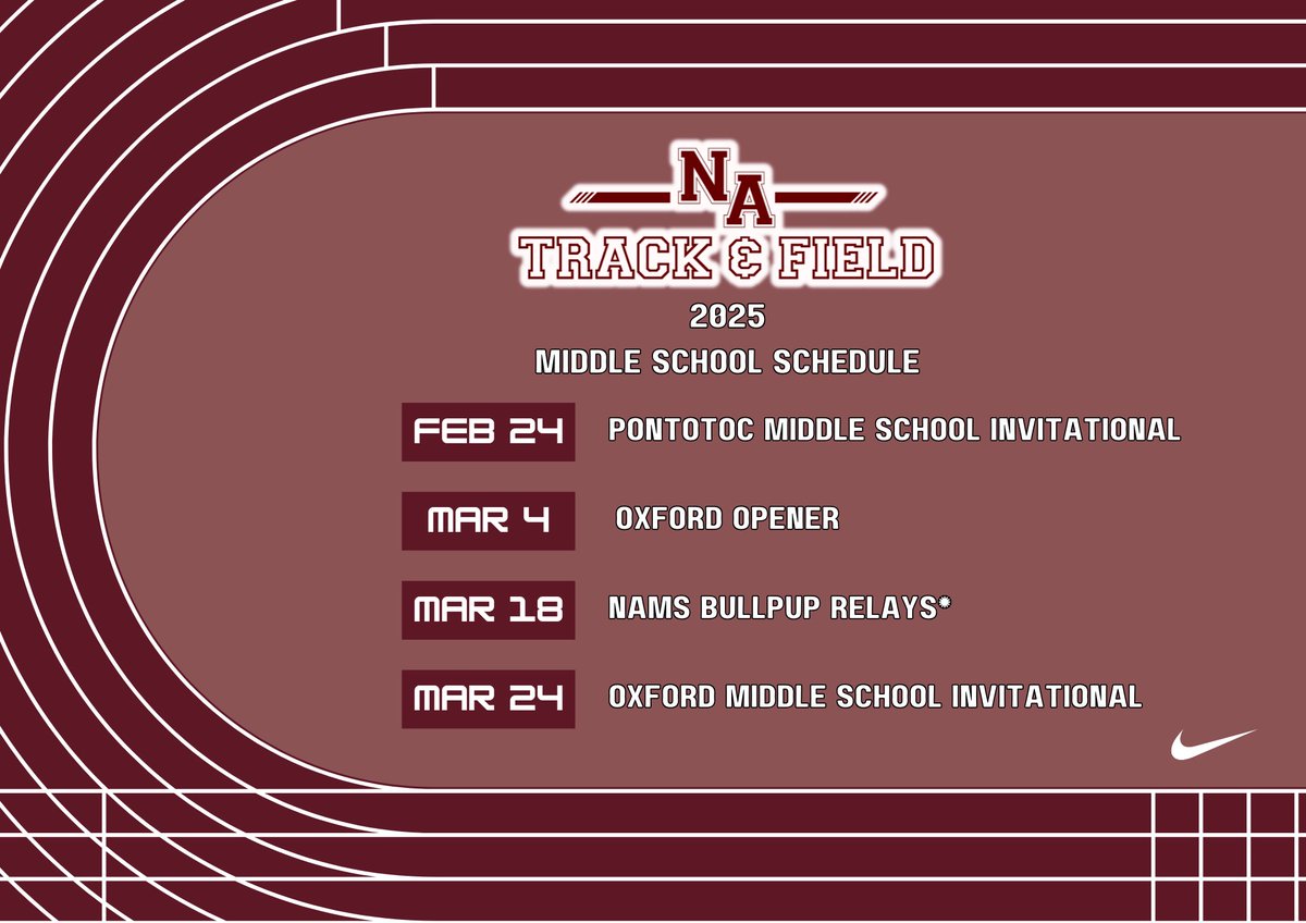 NADogTrack's tweet photo. Our 2025 Schedule! #TrackIsBack https://t.co/HY66GR93gg