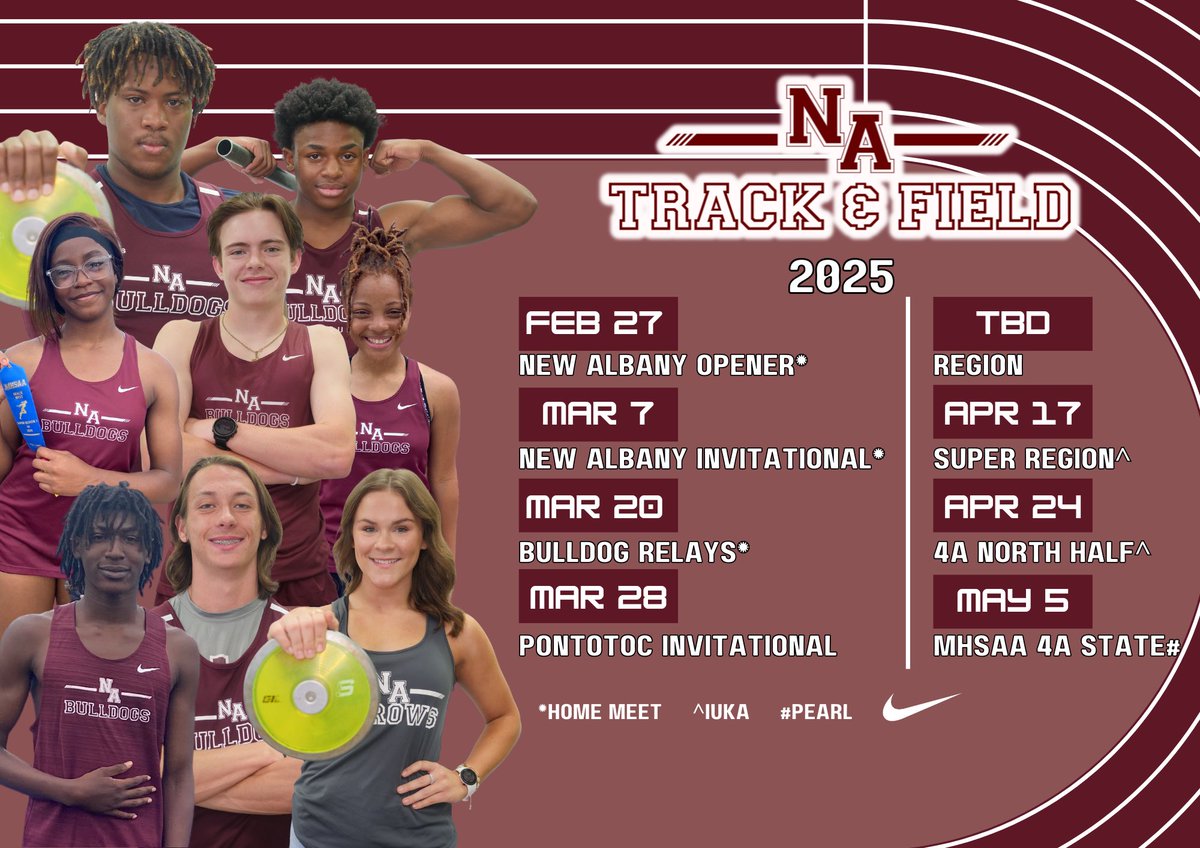 NADogTrack's tweet photo. Our 2025 Schedule! #TrackIsBack https://t.co/HY66GR93gg