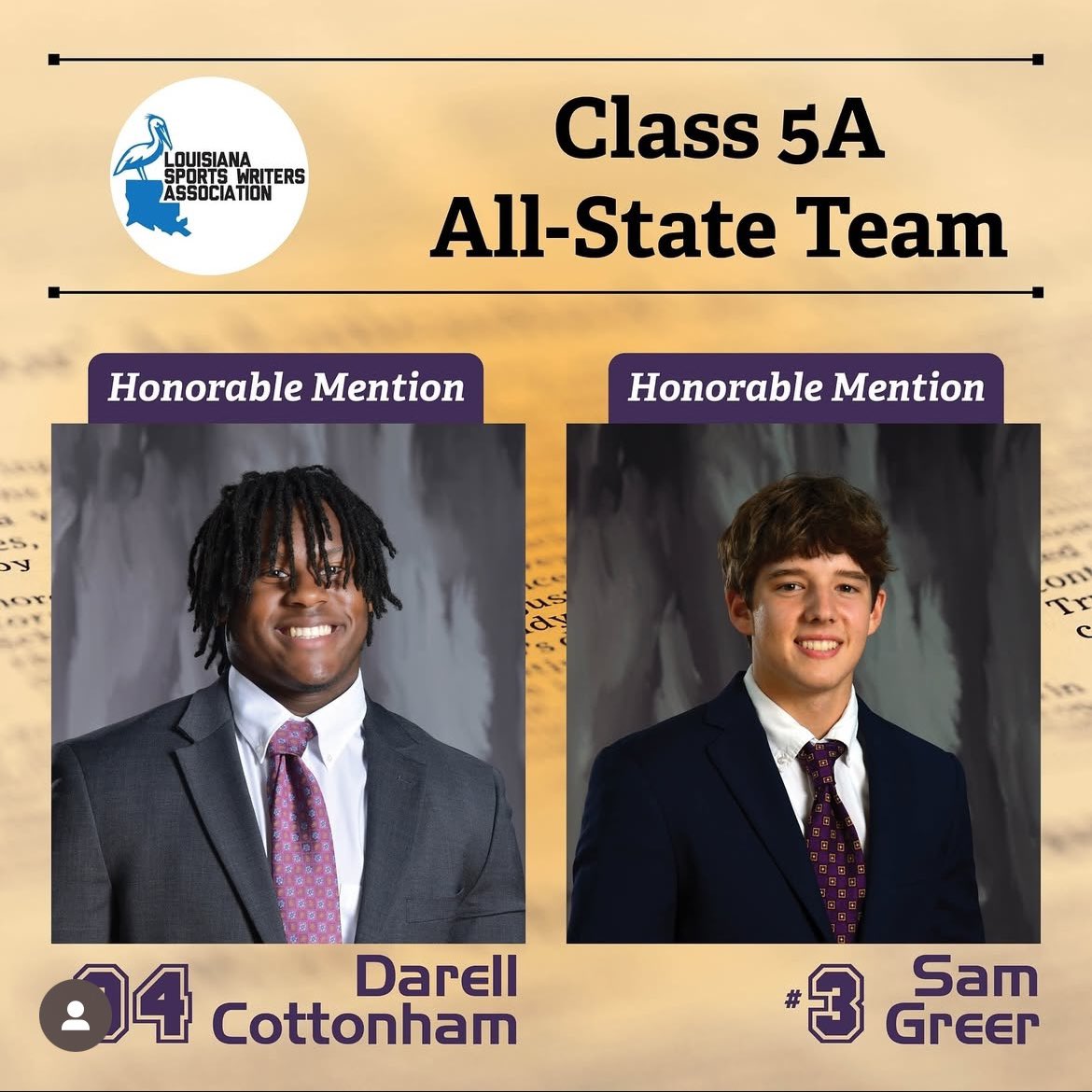 Darell Cottonham Jr (@318_djcottonham) on Twitter photo Darell Cottonham Jr. Senior Football Honors
C.E. Byrd High School-4.2 GPA
Stats- 58 Tackles, 14.5 Tackles For Loss, 7 Sacks, 2 FF, 2FR
Shreveport, Louisiana
Phone Number: 318-272-1002
Email: darellcottonhamjr@gmail.com
<a href="/LSL_Sportsline/">Louisiana Sportsline</a> <a href="/RoyThompsonFB/">CoachThompson</a> <a href="/GreerJacori/">Coach Jacori Greer</a> <a href="/CoachDaleen/">Daryl Daleen</a> Darell Cottonham Jr. Senior Football Honors
C.E. Byrd High School-4.2 GPA
Stats- 58 Tackles, 14.5 Tackles For Loss, 7 Sacks, 2 FF, 2FR
Shreveport, Louisiana
Phone Number: 318-272-1002
Email: darellcottonhamjr@gmail.com
<a href="/LSL_Sportsline/">Louisiana Sportsline</a> <a href="/RoyThompsonFB/">CoachThompson</a> <a href="/GreerJacori/">Coach Jacori Greer</a> <a href="/CoachDaleen/">Daryl Daleen</a>
