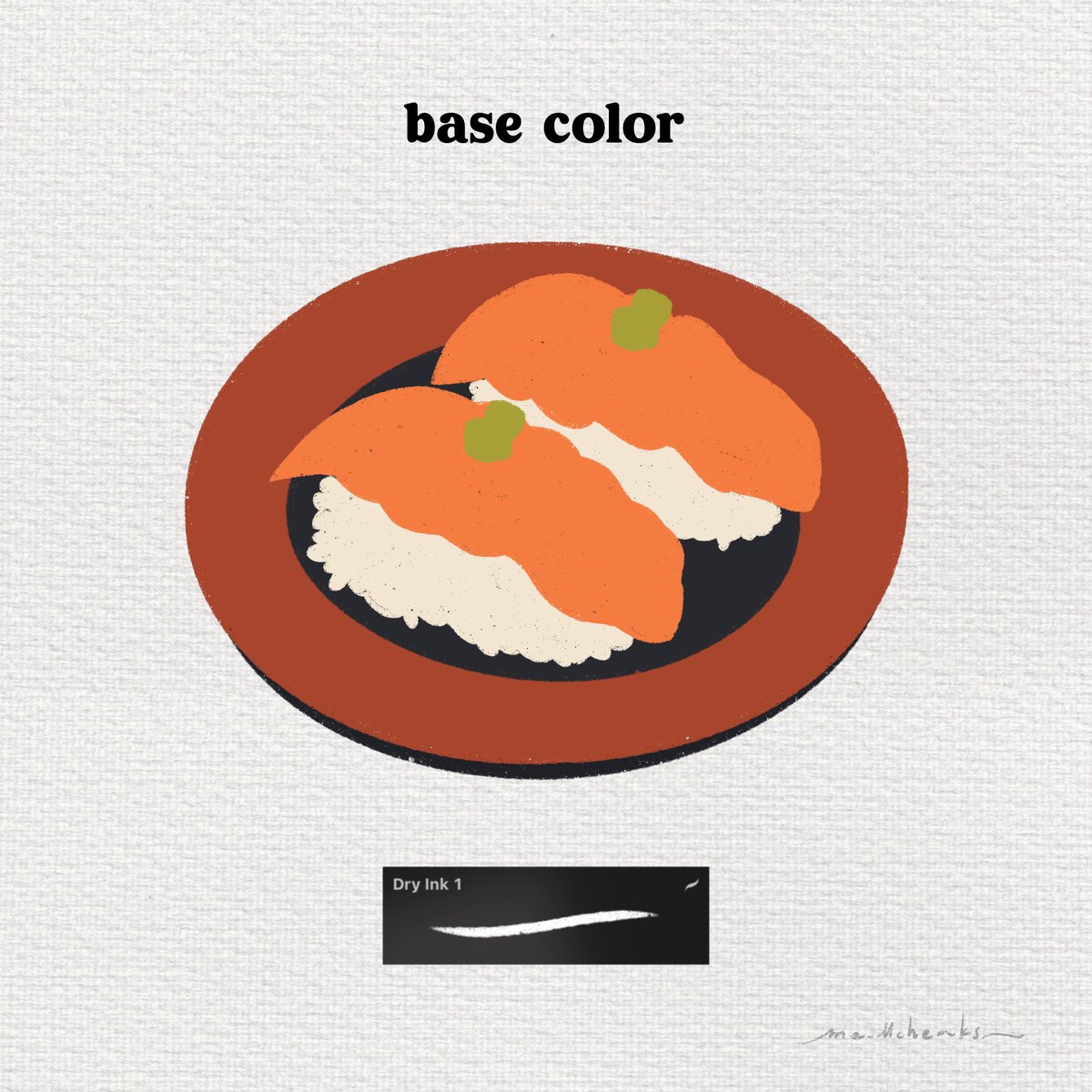 milladnr_'s tweet photo. 🍣✨

#salmonsushi #sushi #illustration #foodillustration #Procreate https://t.co/506YpovoeT