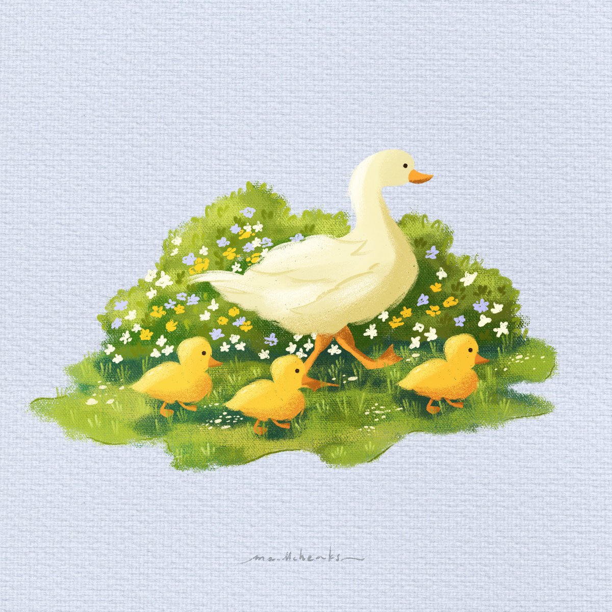 milladnr_'s tweet photo. 🐥🪿🌿

#ducks #illustration #artdrawing #Procreate https://t.co/4AsDG6grWz