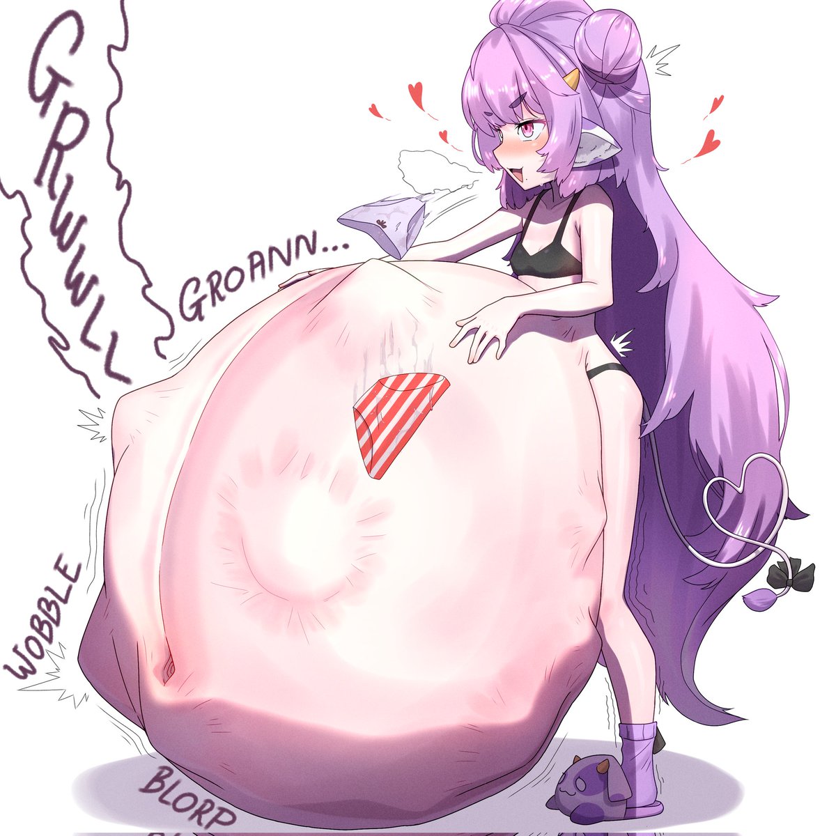 ( Comission ) Muyu eats two girls