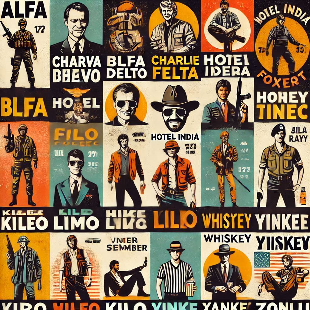 KeithHixAI's tweet image. Using the NATO phonetic alphabet as a prompt.
Alfa, Bravo, Charlie, Delta, Echo, Foxtrot, Golf, Hotel, India, Juliett, Kilo, Lima, Mike, November, Oscar, Papa, Quebec, Romeo, Sierra, Tango, Uniform, Victor, Whiskey, X-ray, Yankee, Zulu