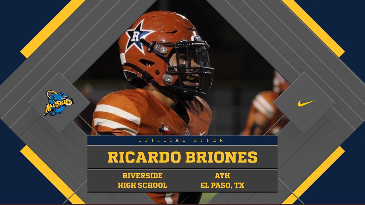 Grateful to announce another offer to play at the next level, thank you @maynes_gabriel for believing in me! #GOMUSKIES 
<a href="/coachnelson21/">Robert Nelson</a> <a href="/Reza_RHS/">Reza</a> <a href="/OscarGo83509908/">Oscar Gonzalez</a> <a href="/CoachDMONTES/">Daniel Montes</a>