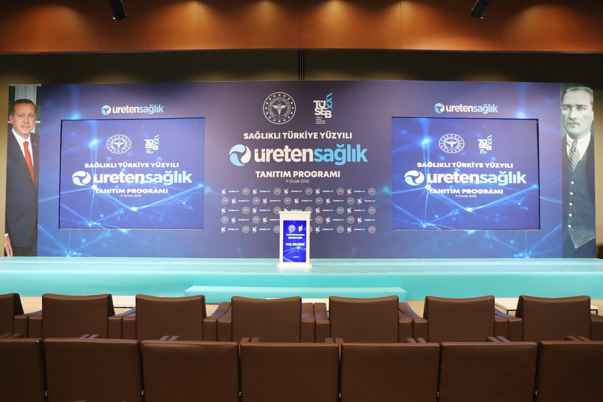 Sağlık teknolojileri ve bilimi alanındaki yenilikçi yaklaşımları ve üretkenliği teşvik etmek amacıyla “Sağlıklı Türkiye Yüzyılı” kapsamında düzenlediğimiz “Üreten Sağlık” temalı tanıtım ve “Fikirden Ürüne Üreten Sağlık İşbirlikleri Protokolü” töreni için geri sayım başladı.