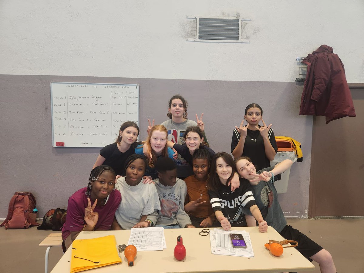 Lycée-Collège Jules-Ferry Paris (@lyceejulesferry) on Twitter photo Les minimes filles de l'AS Basket du <a href="/LyceeJulesFerry/">Lycée-Collège Jules-Ferry Paris</a>, invaincues depuis le début de la saison, sortent 1eres du district nord parisien et se qualifient pour les championnats académiques ! Une équipe engagée, régulière et persévérante même dans la difficulté. 🏀 Les minimes filles de l'AS Basket du <a href="/LyceeJulesFerry/">Lycée-Collège Jules-Ferry Paris</a>, invaincues depuis le début de la saison, sortent 1eres du district nord parisien et se qualifient pour les championnats académiques ! Une équipe engagée, régulière et persévérante même dans la difficulté. 🏀