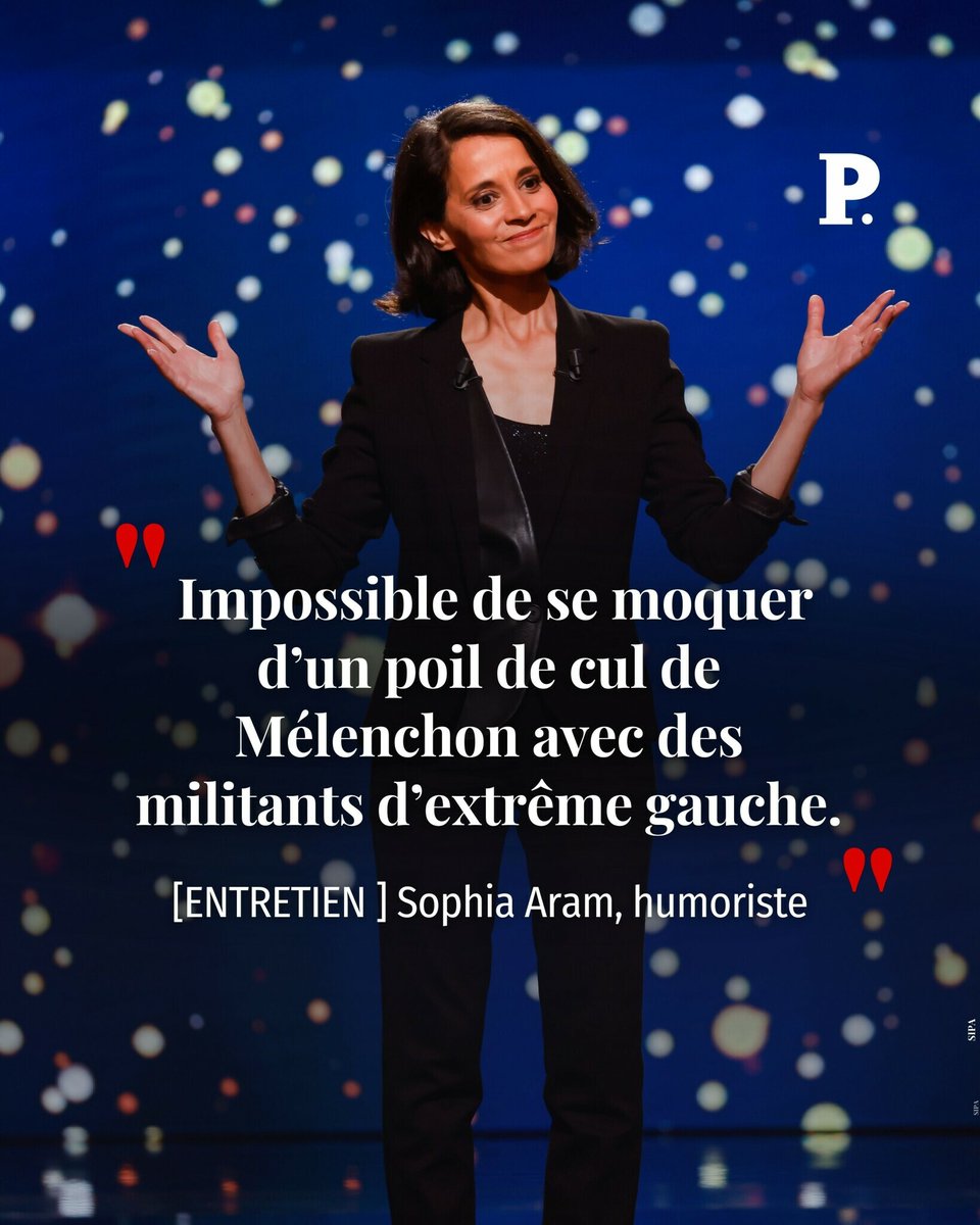 Le Point (@lepoint) on Twitter photo Fidèle à l’esprit Charlie, <a href="/SophiaAram/">sophia aram</a> est régulièrement attaquée par les Insoumis, qui ne supportent pas son combat pour la laïcité et contre l’islamisme. Rencontre avec une femme libre.
<a href="/CPetreault/">Clément Pétreault</a>
➡️ l.lepoint.fr/5HX Fidèle à l’esprit Charlie, <a href="/SophiaAram/">sophia aram</a> est régulièrement attaquée par les Insoumis, qui ne supportent pas son combat pour la laïcité et contre l’islamisme. Rencontre avec une femme libre.
<a href="/CPetreault/">Clément Pétreault</a>
➡️ l.lepoint.fr/5HX