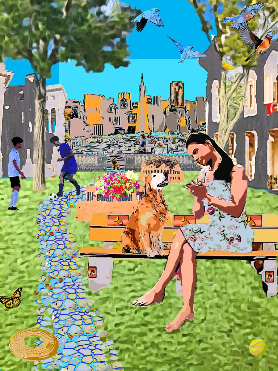 The City - digital collage