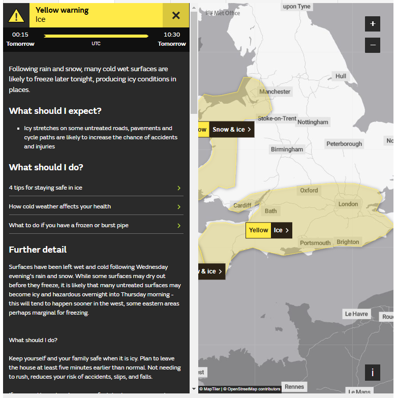 Met Office tweet media