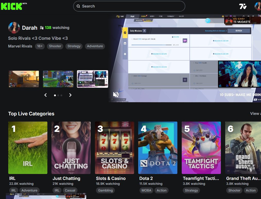 MASSIVE SHOUTOUT TO KICK STAFF! Thank you so much for giving me the opportunity to be on front page for my first time ever! Yall made my night💚☺️ <a href="/KickCommunity/">KICK Community</a> <a href="/KickStreaming/">KICK</a>  <a href="/KickStreamsLIVE/">KickStreamsLIVE 🌍</a> . To get that recognition not only for myself but for a bunch amazing creators that I