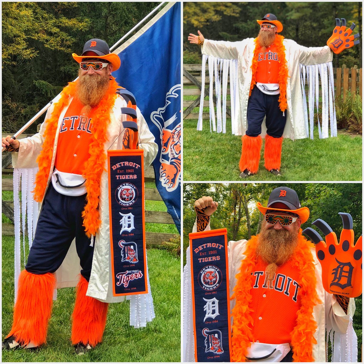 PresidentBeard's tweet photo. DAY # 88 (outfit 2) - 1/8/25:
It’s “Loyalty Week” at #HartnellUniversity… and time for the Tigers!
From Cobb to Cabrera, Trammell to “Sweet Lou”, and Greenberg to Kaline (with a dash of Fidrych)… “Bless you boys!”
#HartnellHistory #ALLN @tigers https://t.co/4ytng1jKFY