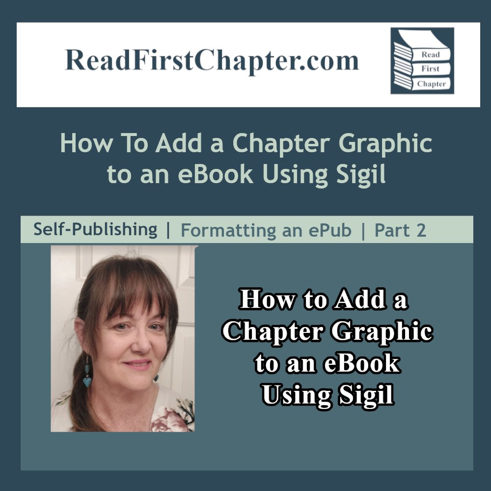 RShannonAuthor's tweet image. Video Part 2 of 2:
YouTube Video - Formatting an ePub eBook with Sigil
Part 2 - How to Add Chapter Header Graphics
youtu.be/WKWqfjRAyKE
#sigil, #bookformatting, #epubs, #formattingepubs,