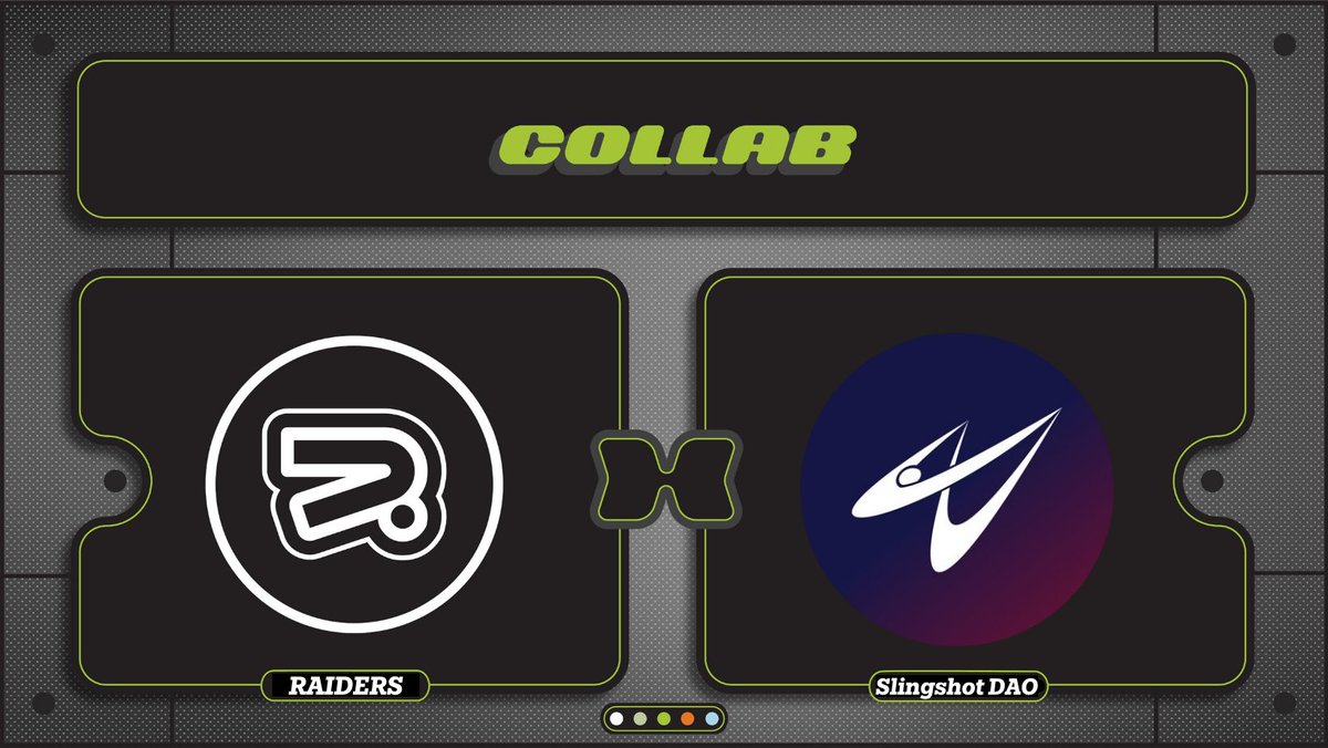Raiders (@raiderslab) on Twitter photo RAIDERS π€ SLINGSHOT DAO
We're thrilled to announce the collabration with <a href="/SlingshotDAO/">Slingshot DAO</a>
Together, we'll explore the advantages of SlingshotDAO, one of the most promising projects in the market. RAIDERS π€ SLINGSHOT DAO
We're thrilled to announce the collabration with <a href="/SlingshotDAO/">Slingshot DAO</a>
Together, we'll explore the advantages of SlingshotDAO, one of the most promising projects in the market.