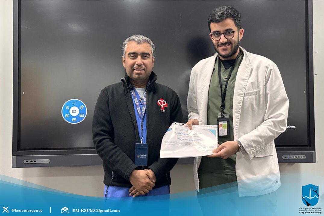 ksuemergency's tweet photo. Interns of the Month ✨🩺

Dr. Kawthar Alshaikh
Dr.Haya Alamrani
Dr.Mansour Albawardi
Dr.Renad Alhomaidi
Dr. Sitah Alarifi

Well deserved, wishing you a bright future filled with success 👏 https://t.co/siqKg6G0cE