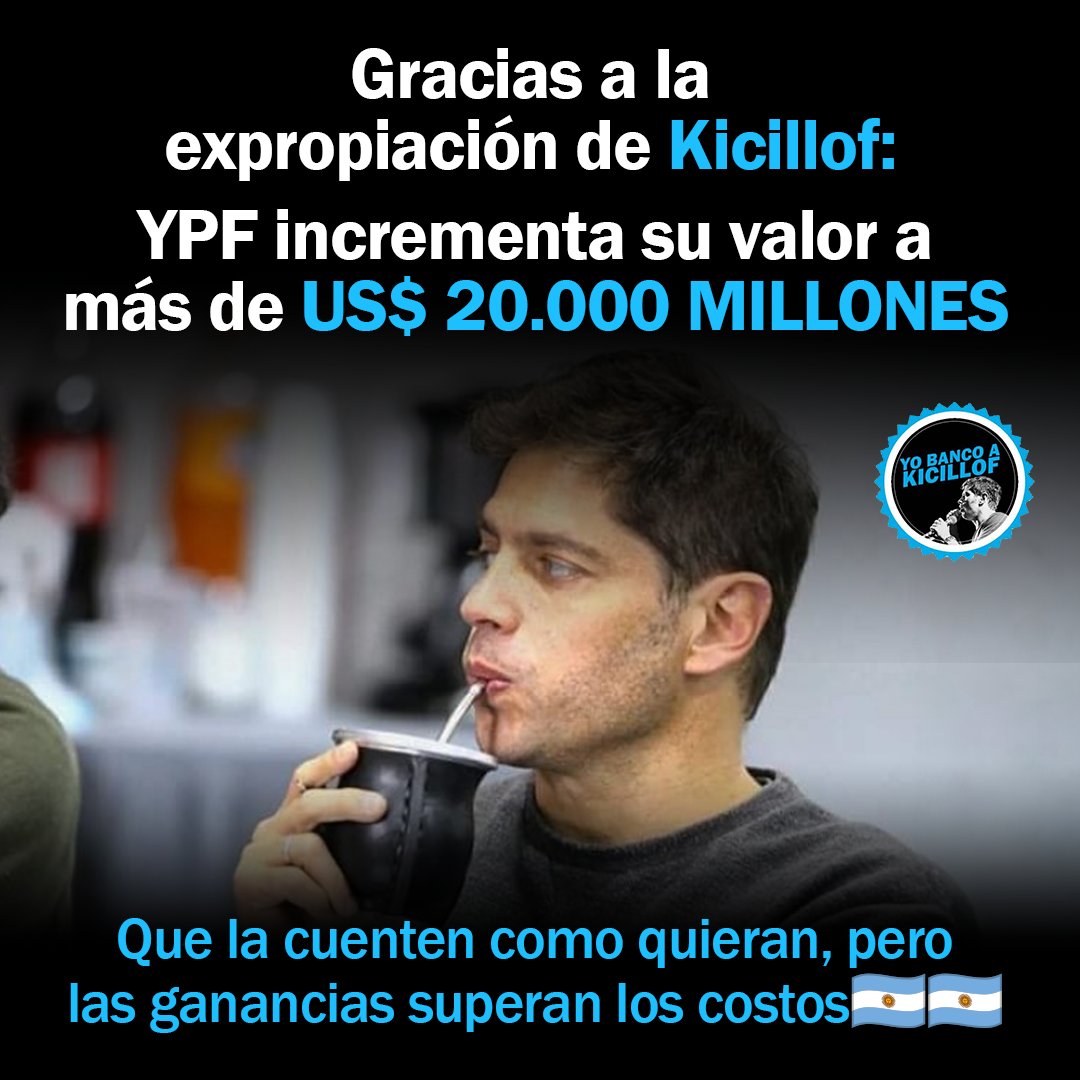 BancoAKici's tweet photo. Lo operaron, lo destrataron, le dijeron todo lo que podían, pero, tiempo después, dio sus frutos. Que la cuenten como quieran...

Siempre con @Kicillofok 💪 https://t.co/gI7jGKtVtd