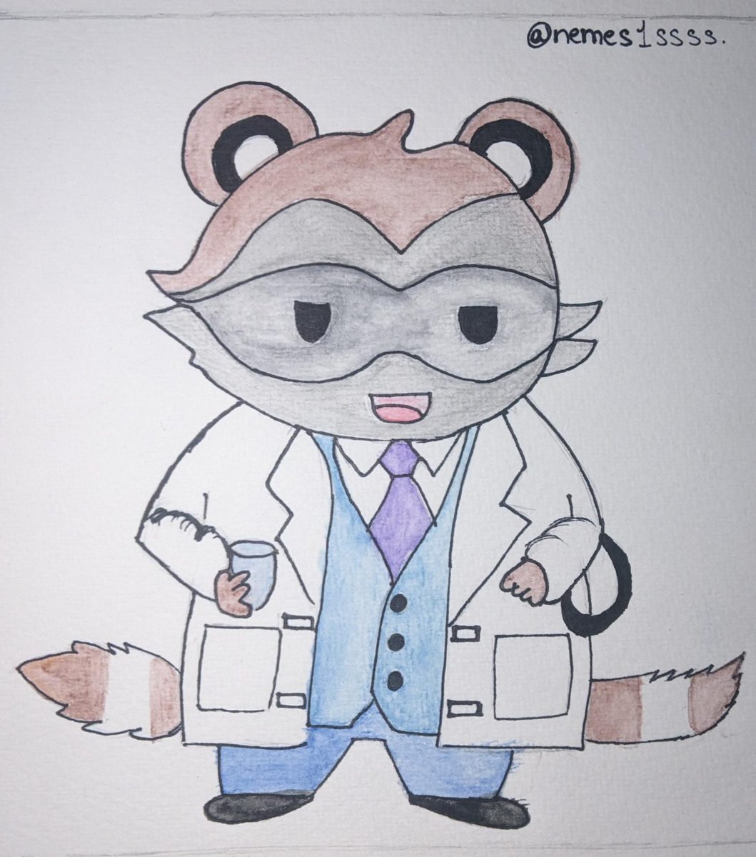0xNemes1s's tweet photo. Finished my first art of the day for #Racoon 🦝 

DRCOON is here to cure all your problems! 

@RcoonsNFT @initia @zaar_gg 

#DRCOON https://t.co/xrZMJGJBfr