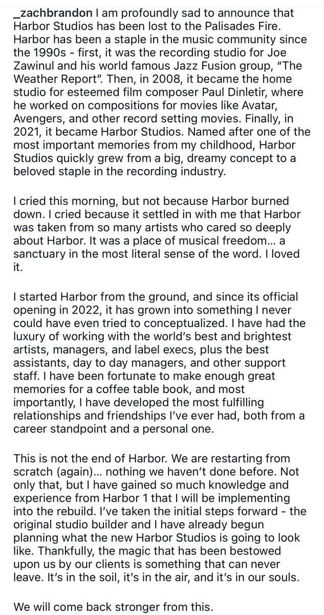 rapalert6's tweet photo. The Malibu studio where Nicki Minaj recorded “Pink Friday 2” in its entirety and Doja Cat recorded “Scarlet 2 CLAUDE” has burned down in the Palisades fires. 🙏🏾 https://t.co/w9ZKUfztLF
