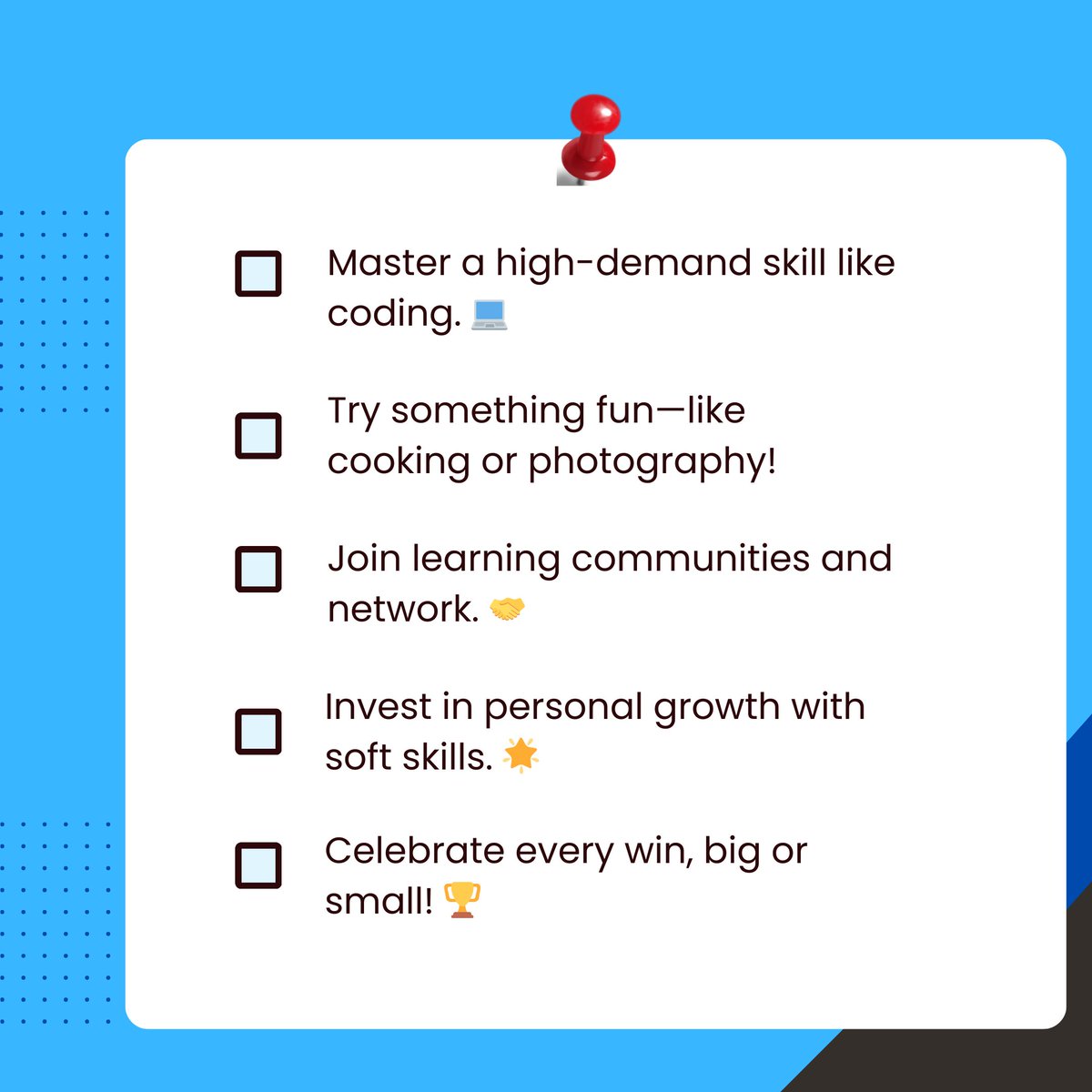 LearnCoursesEdu's tweet image. Let’s make 2025 the year of growth!
Start now at LearnCourses.us. 📷

learncourses.us
#2025Goals #LearnCourses #SkillUp #StayInspired
