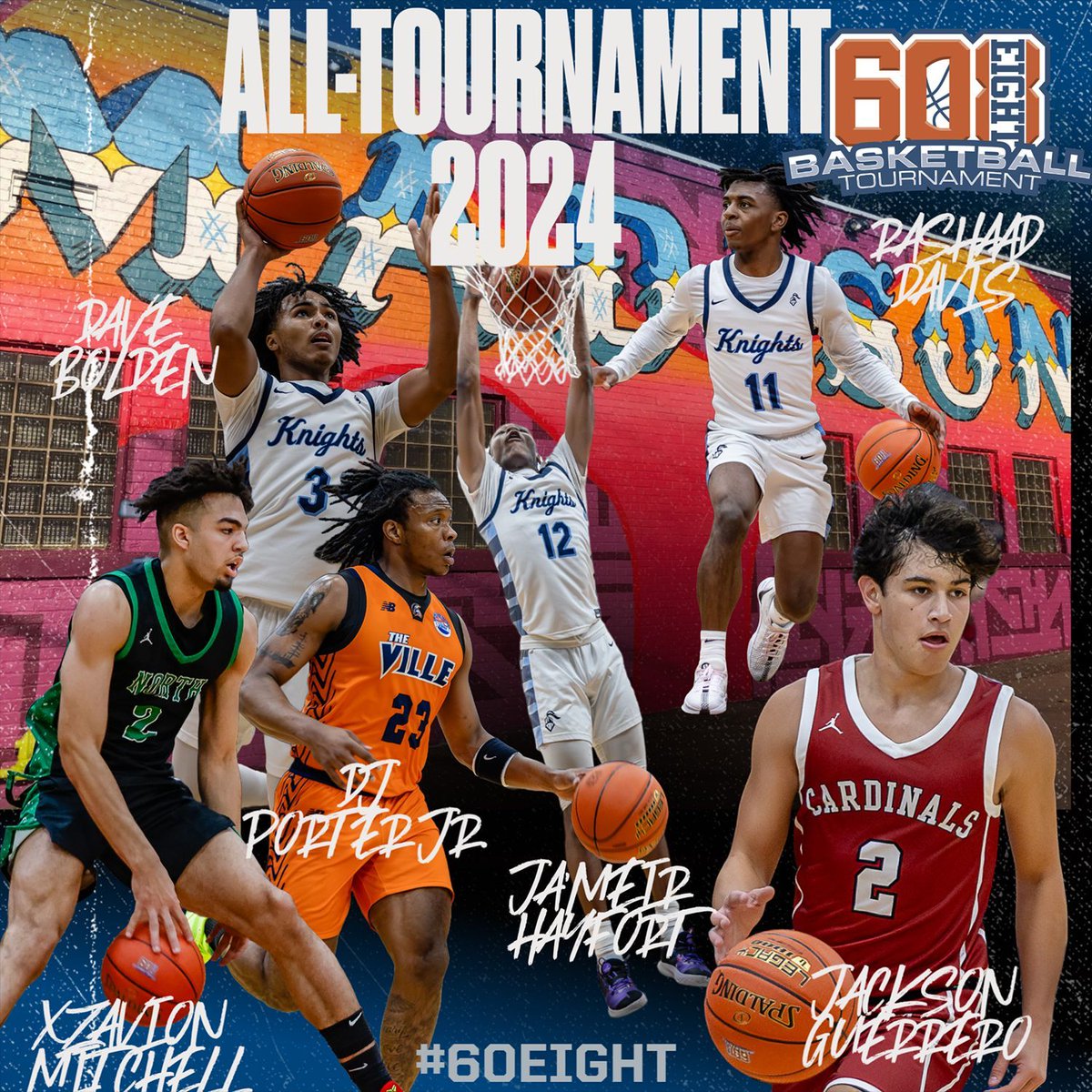 All-Tournament Team 2024

Ja'Meir Hayfort - Nicolet - MVP
Dave Bolden - Nicolet
DJ Porter - Romeoville
Jackson Guerrero - Middleton
Rashaad Davis - Nicolet
Xzavion Mitchell - Oshkosh North

#608Basketball

<a href="/ja_meir5/">Ja'Meir Hayfort</a>
<a href="/dav3oo/">David Bolden</a>
@sf_shadd
@xzavionmitchell
<a href="/DamionPorter2/">Damion Porter Jr</a>
<a href="/JacksonG89227/">Jackson Guerrero</a>