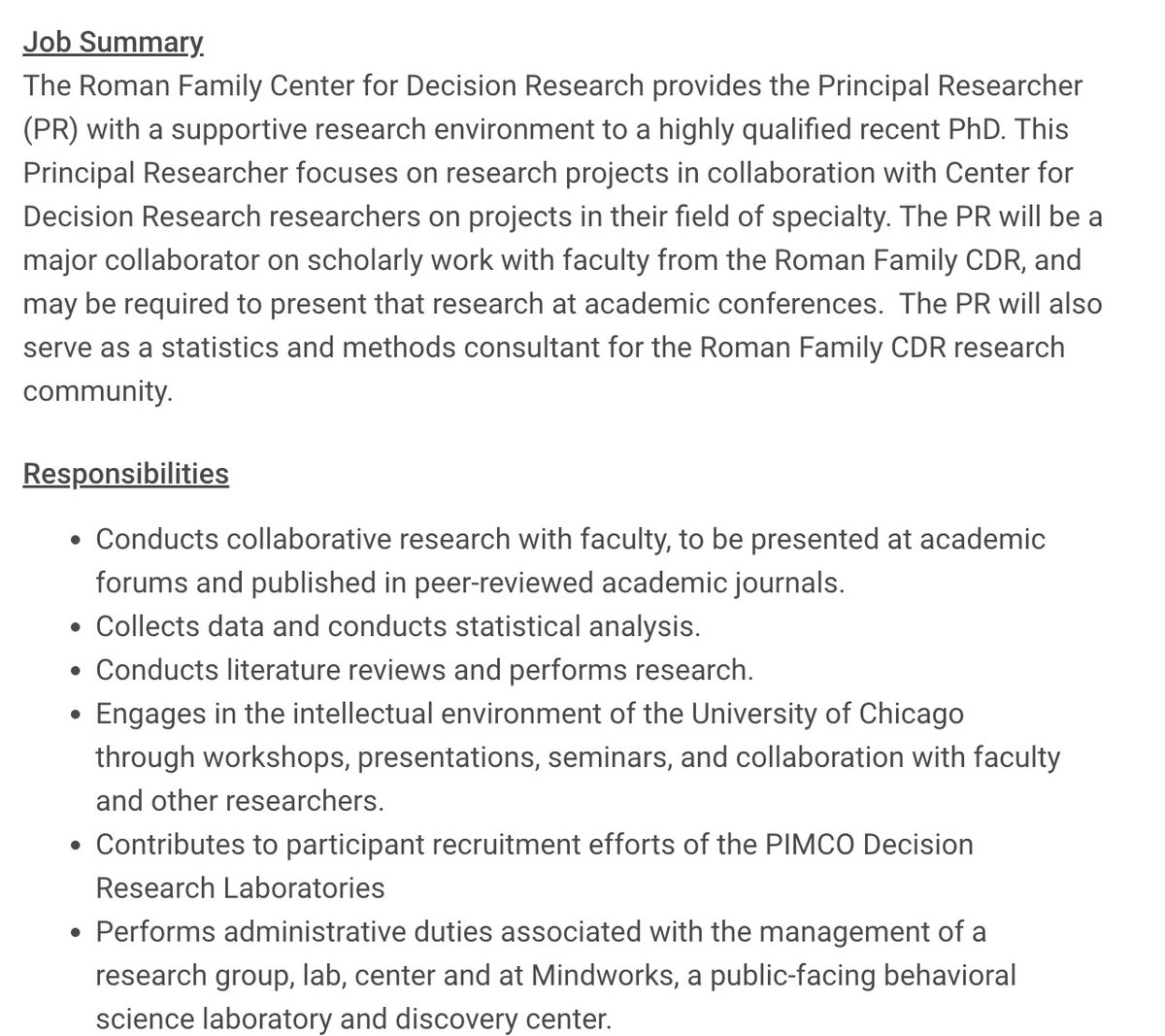 Thomas Talhelm (@thomastalhelm) on Twitter photo Booth is hiring a post-doc with stats expertise. Join us! <a href="/UChicago/">The University of Chicago</a> <a href="/ChicagoBooth/">Chicago Booth</a> <a href="/CDR_Booth/">Roman Family Center for Decision Research</a> uchicago.wd5.myworkdayjobs.com/en-US/External… Booth is hiring a post-doc with stats expertise. Join us! <a href="/UChicago/">The University of Chicago</a> <a href="/ChicagoBooth/">Chicago Booth</a> <a href="/CDR_Booth/">Roman Family Center for Decision Research</a> uchicago.wd5.myworkdayjobs.com/en-US/External…