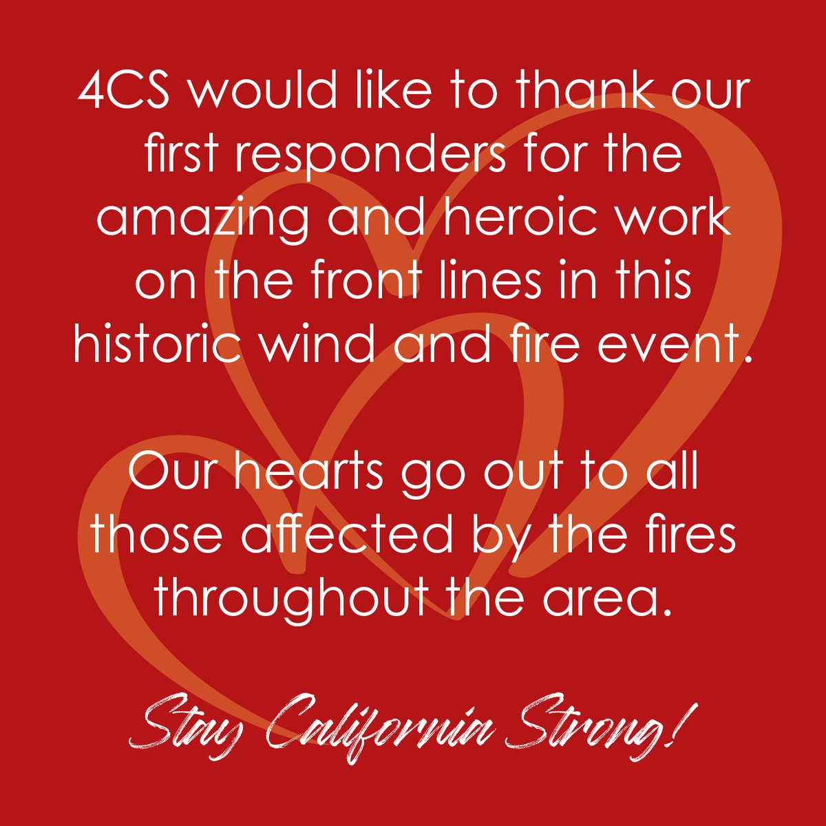 Stay #Californiastrong friends!