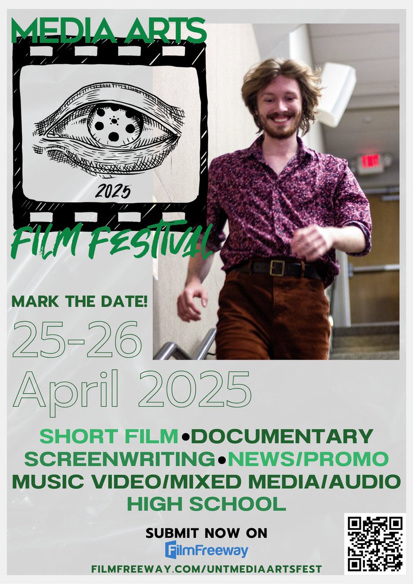 MediaArtsFest's tweet photo. It's Media Arts Film Festival season and submissions are now open! We are looking for short films, documentary films, screenplays, music videos/mixed media/audio projects, news/promos, high school projects, and MRTS student org films! https://t.co/7qxhxLwVJI