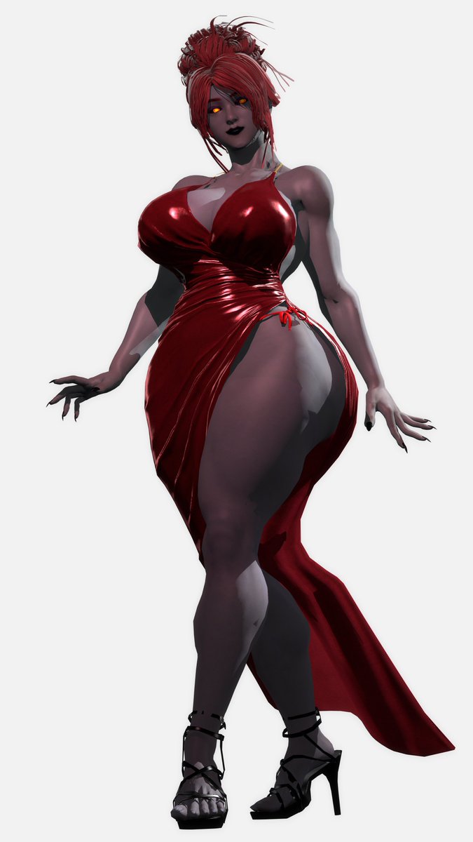 WitchyAZ09's tweet photo. From concept art to official design.

Yes, That one AI image that @DGtread55008 made out of witcha in a dress, got me inspired to officialy give her one, I wanna give credit to E7ajamy for getting this outfit on her. 

#garrysmod #witchygmod #originalcharacter https://t.co/78UL7uEcJT