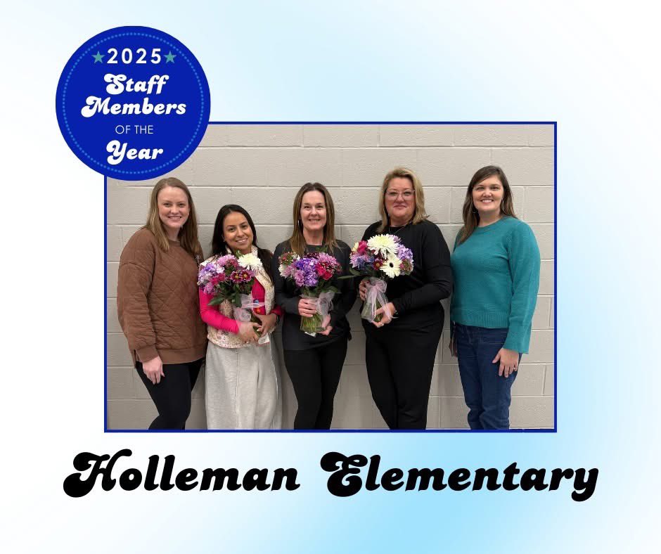 🎉 Congratulations to these amazing ladies! Thanks for everything you do!! #TeamHES

Support Staff of the Year: Joy Franz, Secretary
Rookie Teacher of the Year: Nadia Fonseca, 1st Grade Bilingual Teacher
Teacher of the Year: Michelle Yalamanchili, Kindergarten Teacher