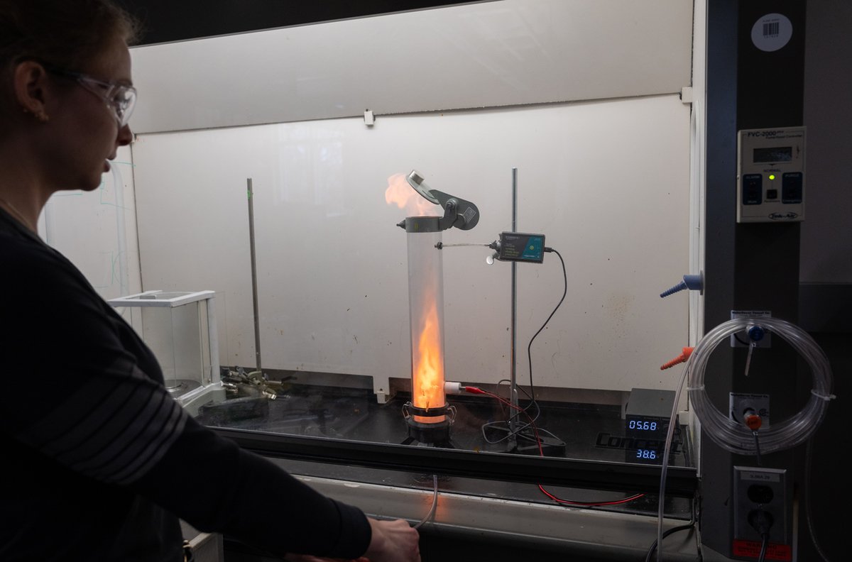UVA Engineering (@uvaengineers) on Twitter photo For a lab experiment meant to train engineers to manage risks of catastrophic workplace accidents, this dust explosion tube is just the thing.
at.virginia.edu/b2x81g
<a href="/uvachechair/">Bill Epling</a> <a href="/ChEnected/">American Institute of Chemical Engineers (AIChE)</a> For a lab experiment meant to train engineers to manage risks of catastrophic workplace accidents, this dust explosion tube is just the thing.
at.virginia.edu/b2x81g
<a href="/uvachechair/">Bill Epling</a> <a href="/ChEnected/">American Institute of Chemical Engineers (AIChE)</a>