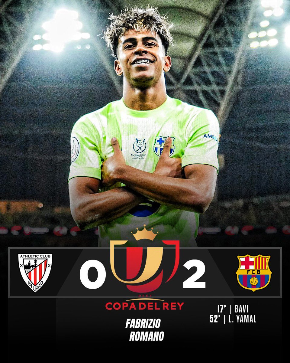 FabrizioRomano's tweet photo. Barcelona qualify to Super Cup final! 🏆 https://t.co/SQTolHvjrh